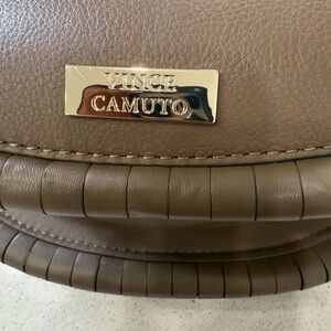 Vince Camuto Brown Leather Shoulder Bag